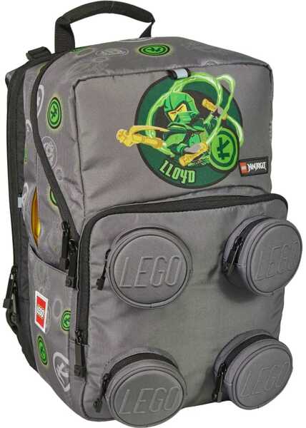 Rucsacuri LEGO Ninjago Petersen School Backpack Grey Baieti (BM 18994975) 2
