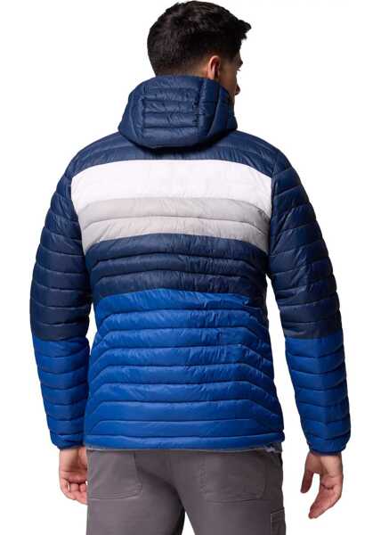 Jachete Columbia Powder Pass Hooded Jacket Blue Barbati (BM 18995137) 3