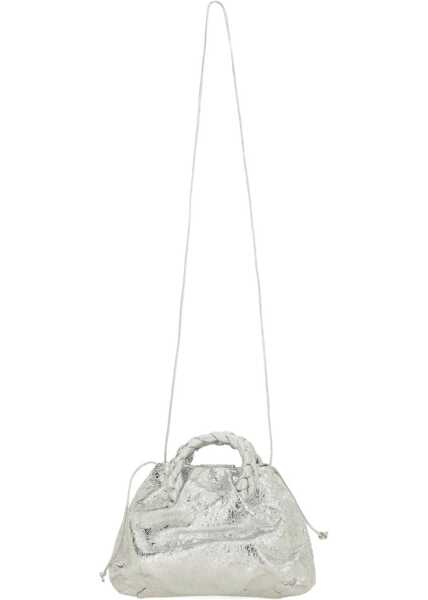Genti de mana HEREU Bombon Crinkled Metallic Bag SILVER Femei (BM 18996010) 2