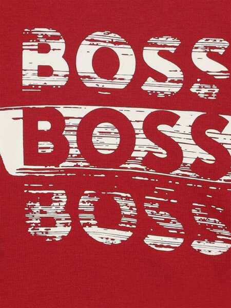Tricouri Hugo Boss T-Shirt With Logo RED Baieti (BM 18996073) 3