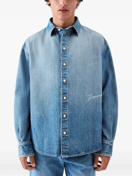 Camasi de blugi JACQUEMUS De-Nimes Simon Denim Shirt BLUE Barbati (BM 18996259) 3