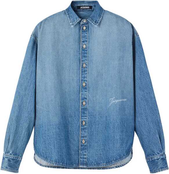 Camasi de blugi JACQUEMUS De-Nimes Simon Denim Shirt BLUE Barbati (BM 18996259) 1
