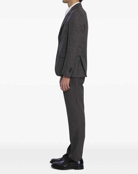 Costume Lardini Single-Breasted Suit In Virgin Wool BROWN Barbati (BM 18996298) 3