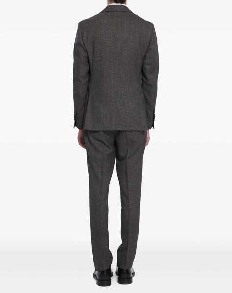 Costume Lardini Single-Breasted Suit In Virgin Wool BROWN Barbati (BM 18996298) 4