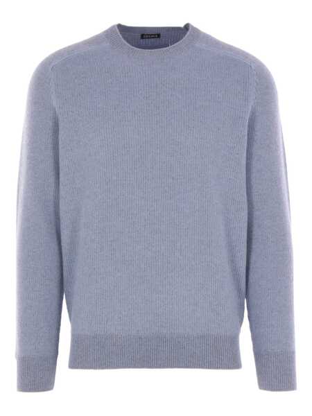 Pulovere ZEGNA Zegna Sweaters LIGHT BLUE PATTERNED Barbati (BM 18996459) 1