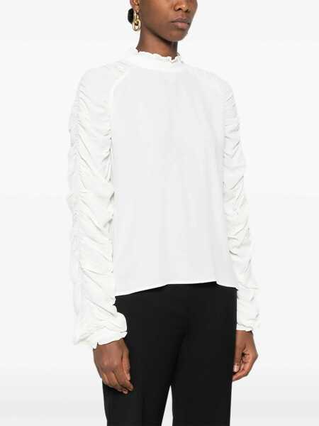 Bluze TWINSET Twinset Blouse With Gathered Sleeves WHITE Femei (BM 18997209) 3
