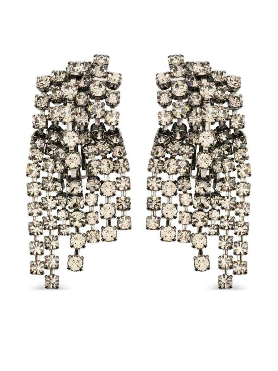 Cercei Helenezubeldia Helenezubeldia Timeless Crystal Waterfall Earrings Clips Accessories GREY Femei (BM 18999729) 1