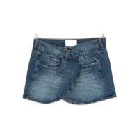 Fuste Coperni Mini Skirt In Faded Blue Denim Femei
