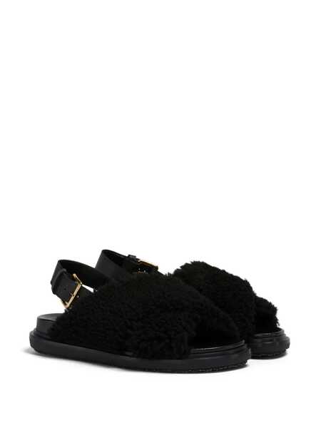 Sandale Marni Marni Fussbett Crossing Co Shoes Black Femei (BM 19000281) 2