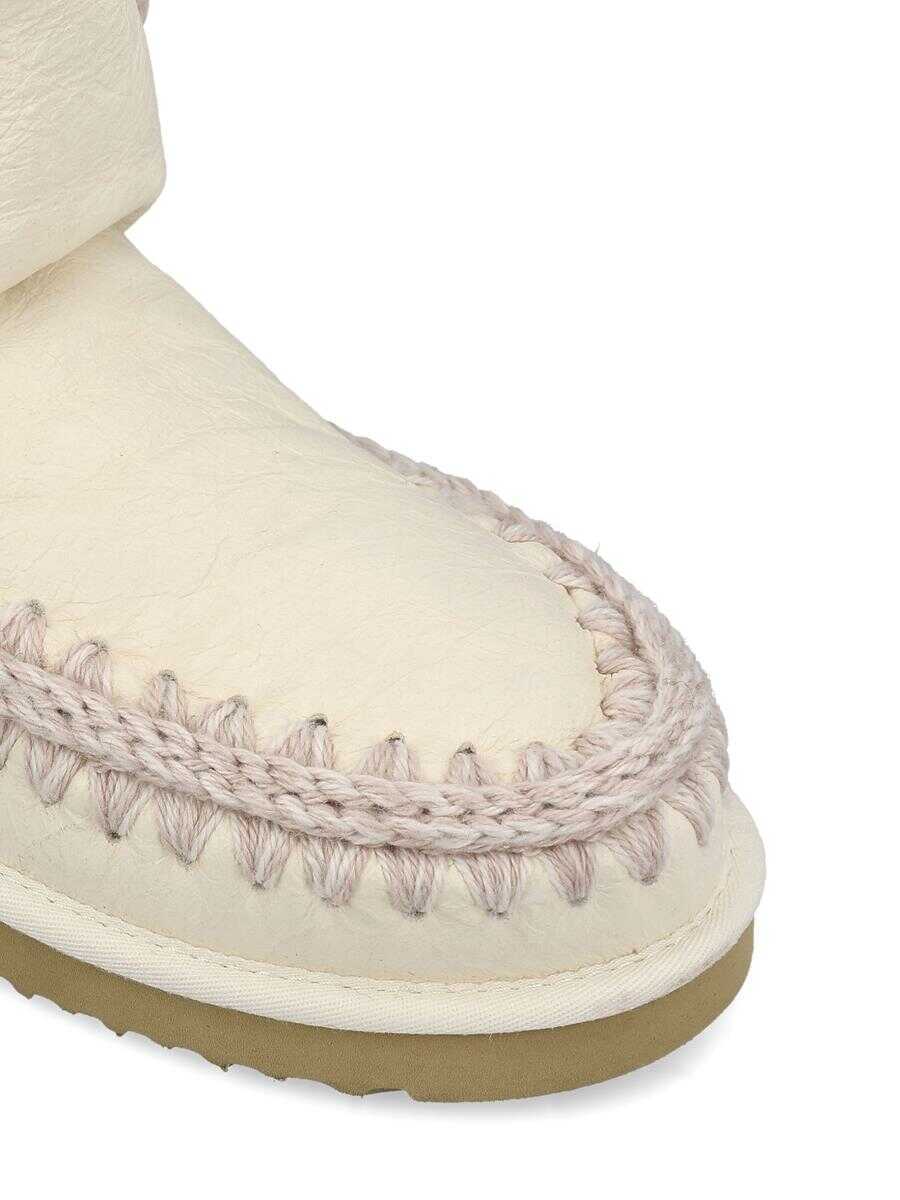 Bocanci Mou Mou Boots WAXI WHITE Femei (BM 19000416) 4