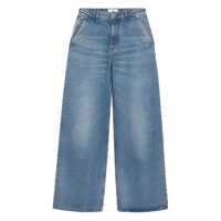 Blugi AMI Paris Wide-Leg Denim Jeans Femei