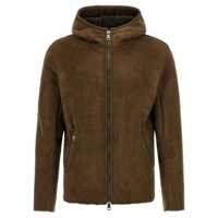 Geci Giorgio Brato Shearling Hooded Jacket  Barbati