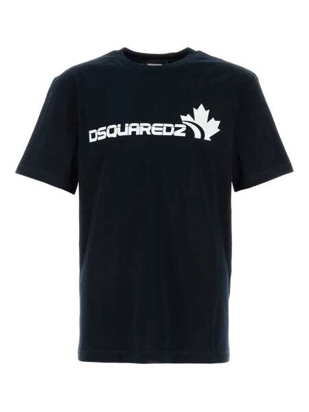 Topuri DSQUARED2 DSQUARED2 Regular Fit Tee Clothing Black Barbati (BM 19002849) 1