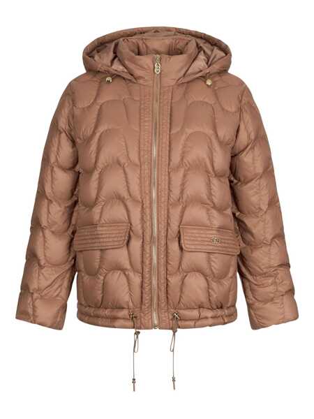 Paltoane Liu Jo Liu Jo Beige Quilted Down Jacket With Zip And Pockets Beige Femei (BM 19003095) 1
