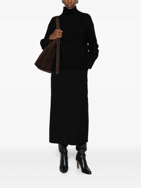 Fuste DUNST Dunst Midi Wrap Skirt Black Femei (BM 19003245) 2