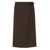 DUNST Dunst Midi Wrap Skirt BROWN