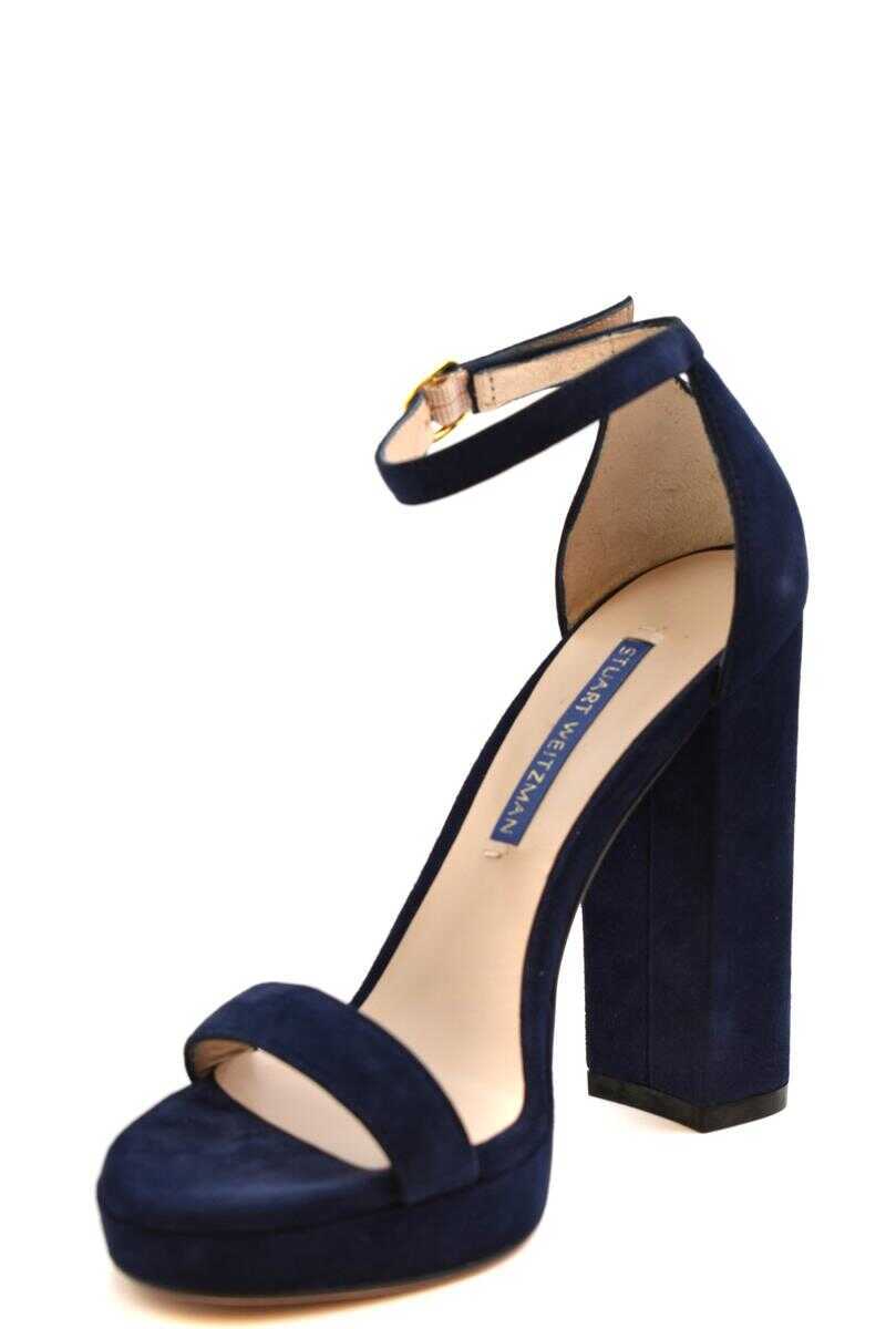 Sandale Stuart Weitzman Stuart Weitzman Sandals BLUE Femei (BM 19003677) 3