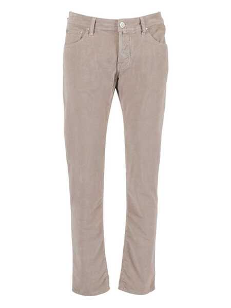 Blugi drepti Jacob Cohen 5 POCKETS SLIM FIT PANTS Beige Barbati (BM 19003746) 1