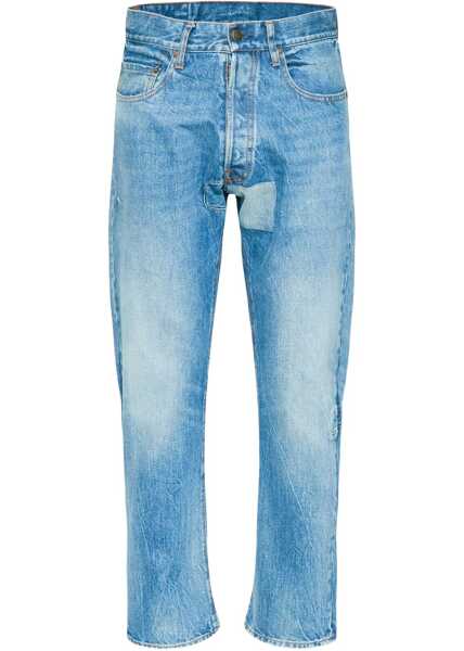 Blugi Maison Margiela Blue Cotton Jeans VINTAGE MEDIUM BLUE Barbati (BM 19003810) 1