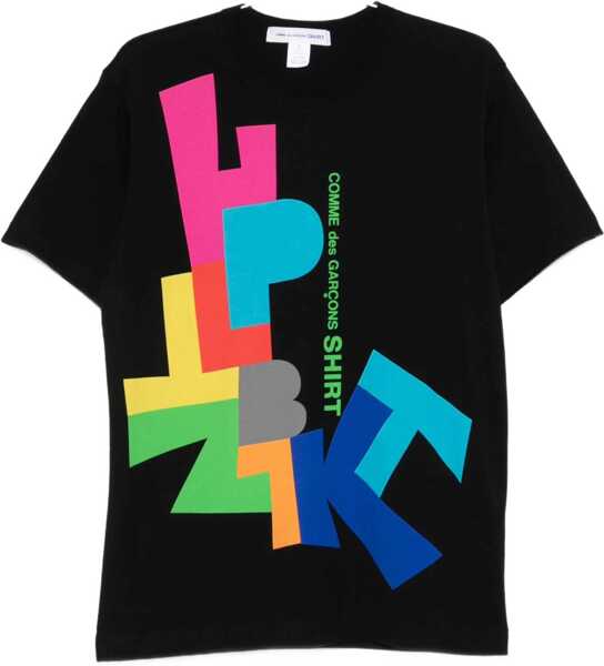 Tricouri Comme des Garons Cotton T-shirt BLACK/PRINT Barbati (BM 19003855) 1