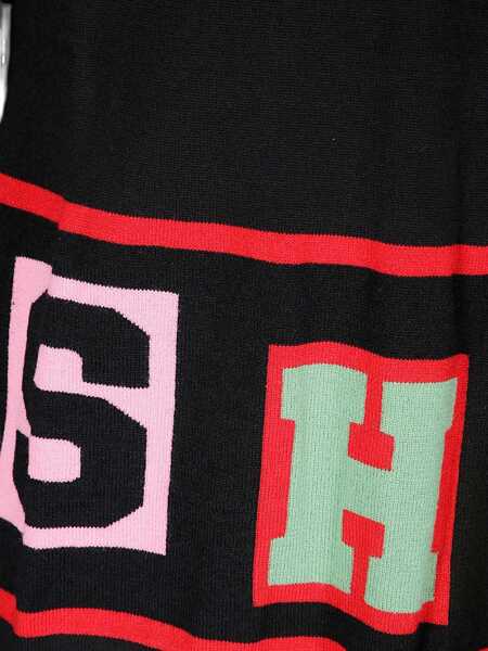 Pulovere Comme des Garons Crewneck Sweater with colorful lettering BLACK Barbati (BM 19003861) 3