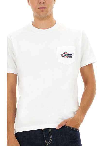 Tricouri DSQUARED2 WHITE Barbati (BM 19003975) 4