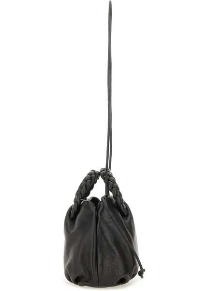Genti de mana HEREU Bombon Supple Shiny Medium Bag BLACK Femei (BM 19004029) 3
