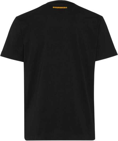 Tricouri DSQUARED2 T-Shirt With Print BLACK Barbati (BM 19004059) 2
