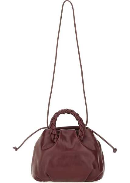 Genti de umar HEREU Bombon Supple Shiny Medium Bag BORDEAUX Femei (BM 19004077) 1