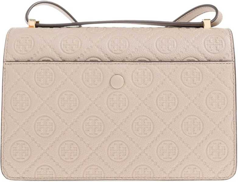 Genti de umar Tory Burch T Monogram Shoulder Bag POWDER Femei (BM 19004080) 3