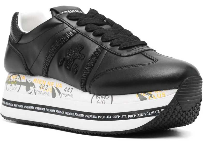 Sneakers Premiata Sneaker Beth BLACK Femei (BM 19004086) 2