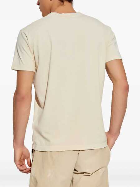 Tricouri DSQUARED2 T-Shirt With Logo BEIGE Barbati (BM 19004089) 4