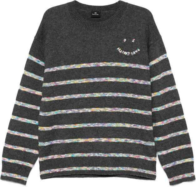 Pulovere casual Paul Smith Ps Happy Jersey BLACK Barbati (BM 19004146) 1