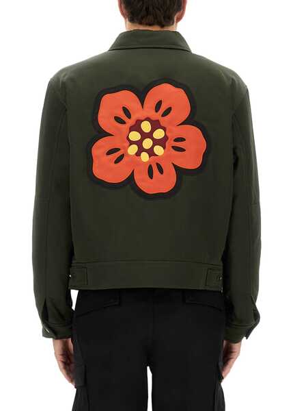 Sacouri office Kenzo Boke Flower Padded Jacket GREEN Barbati (BM 19004188) 3