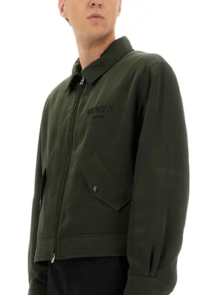 Sacouri office Kenzo Boke Flower Padded Jacket GREEN Barbati (BM 19004188) 4