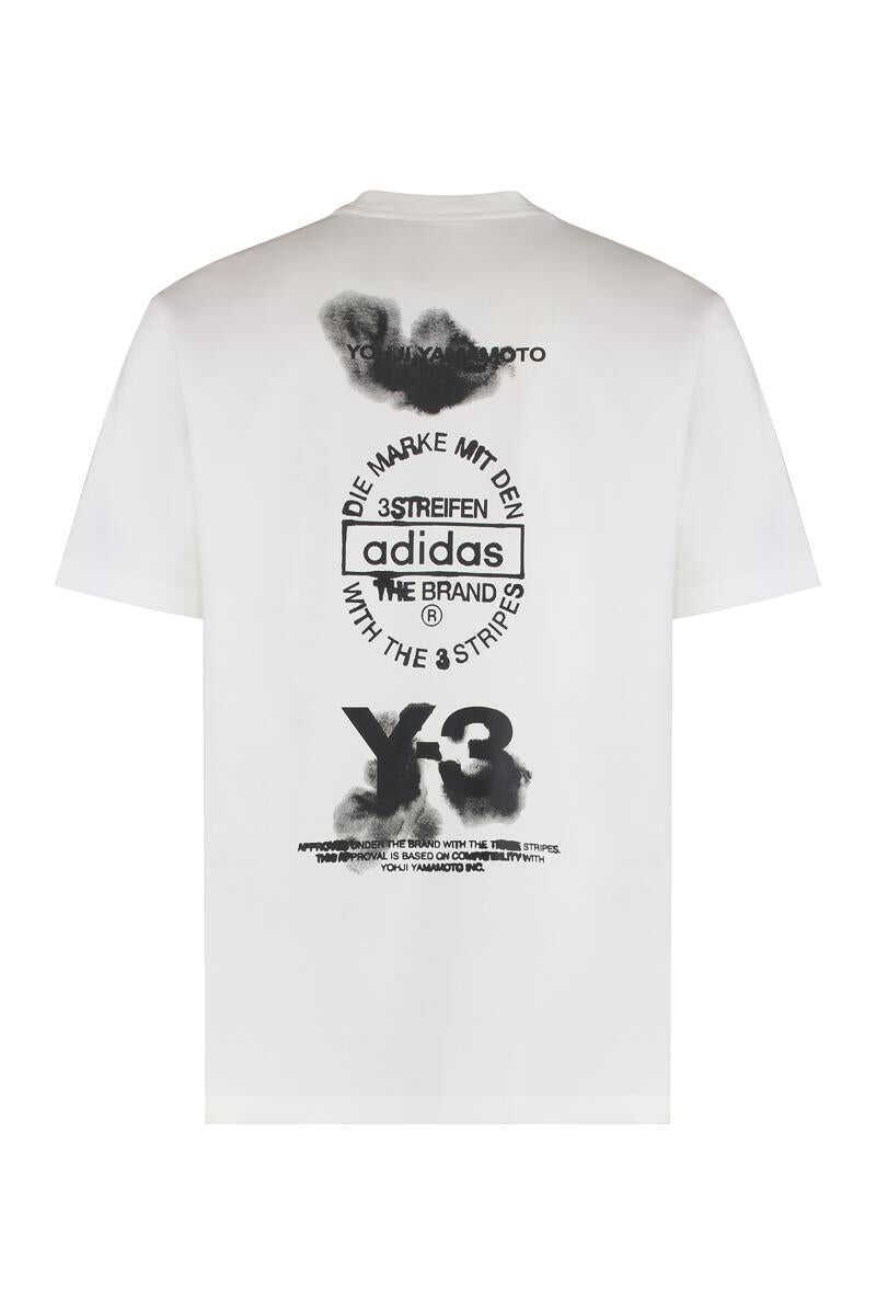 Tricouri Y-3 Y-3 Adidas Graphic T-Shirt Y-3 With Short Sleeves WHITE Barbati (BM 19005972) 2