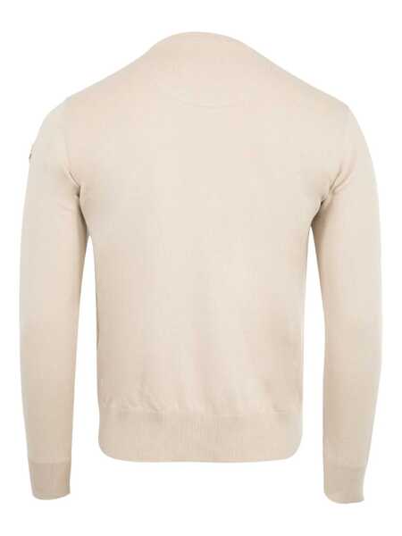 Pulovere Moncler Moncler Sweater In Cotton With Embroidery Beige Barbati (BM 19005996) 2