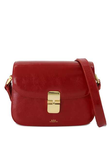 Genti de umar A.P.C. A.P.C. Grace Small Leather Bag RED Femei (BM 19006167) 1