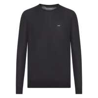 Pulovere Prada Crew Neck Sweater In Combed Wool Barbati