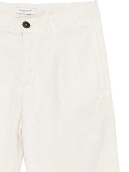 Pantaloni Paolo Pecora OVERSIZE FIT CHINO PANTS White Baieti (BM 19006299) 3