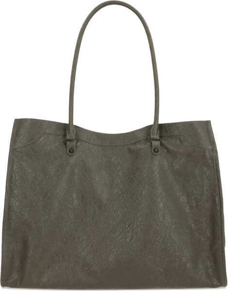 Genti de umar Balenciaga Le City Tote Bag ARMY GREEN Femei (BM 19007230) 2