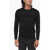 CORNELIANI Id Long Sleeved Crew-Neck T-Shirt With Embossed Logo Black