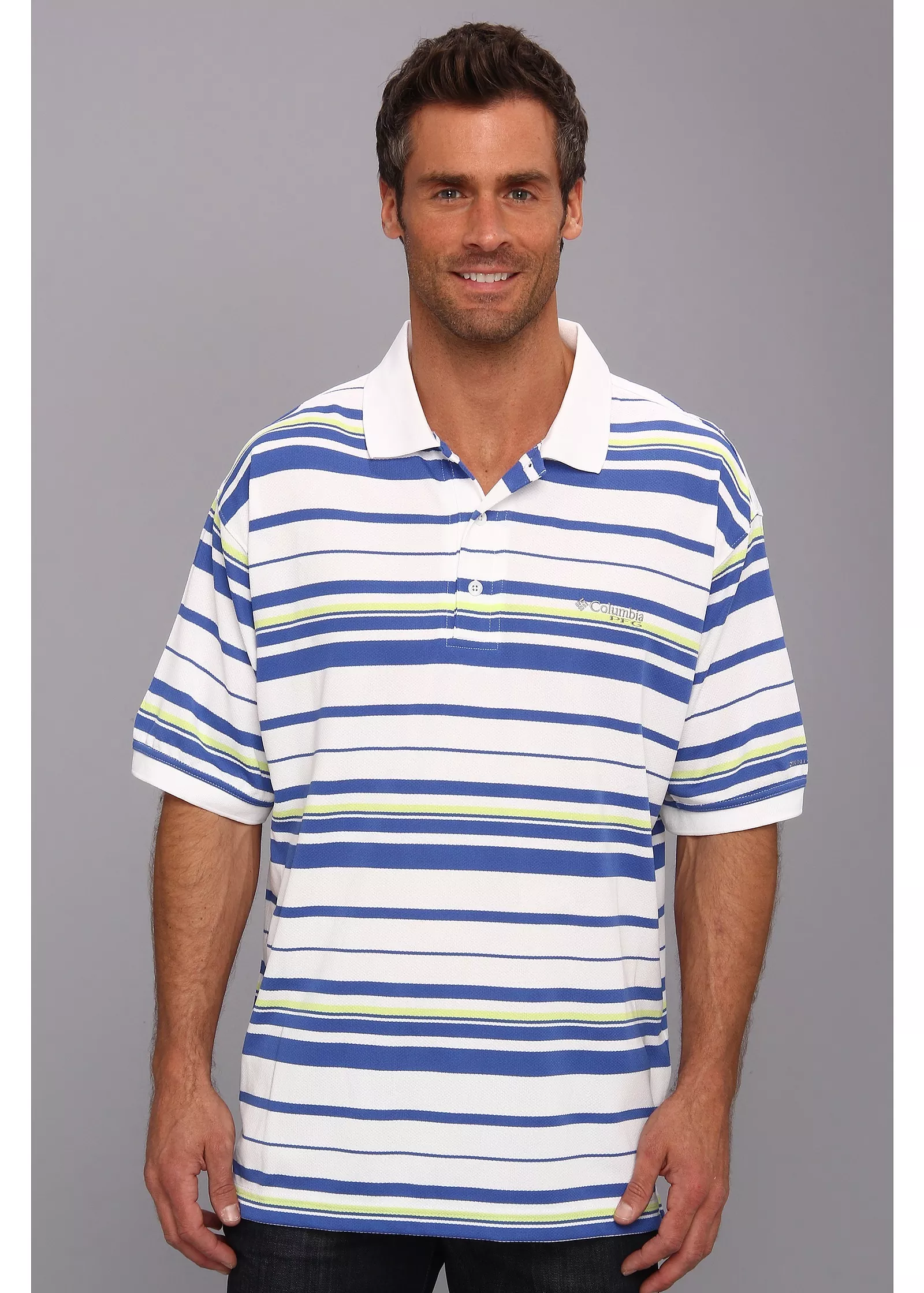 Tricou Columbia Super Cast™ S/S Polo Vivid Blue