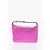E&Eacute;RA Lam&egrave; Leather Moon Handbag With Carabiner Detail Pink