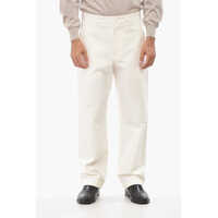 Pantaloni casual Stretch Cotton Pants With Embroidered Logo Barbati