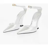 Pantofi stiletto Lamè Leather Clea Pumps With Wedge Heel 10Cm Femei