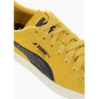 Incaltaminte PUMA pentru Barbati - Sneakers PUMA Suede Staple Low-Top Sneakers With Snake Effect Logo Yellow Barbati (BM 19007566) - B-mall.ro