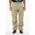 Burberry Solid Color Nylon Pants With Elastic Waistband Beige