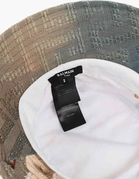 Caciuli Balmain Jacquard Patterned Bucket Hat Multicolor Femei (BM 19008094) 4