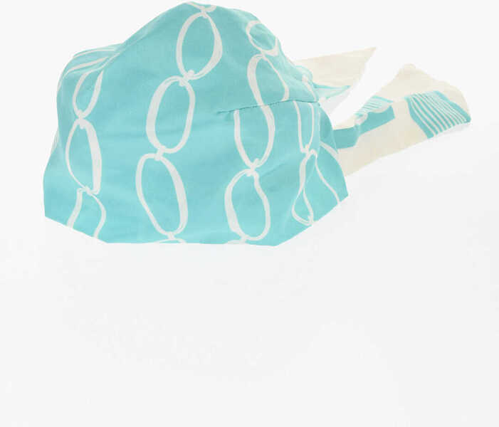 Caciuli Elisabetta Franchi Logoed Hat With Self-Tie Detail Green Femei (BM 19008139) 2